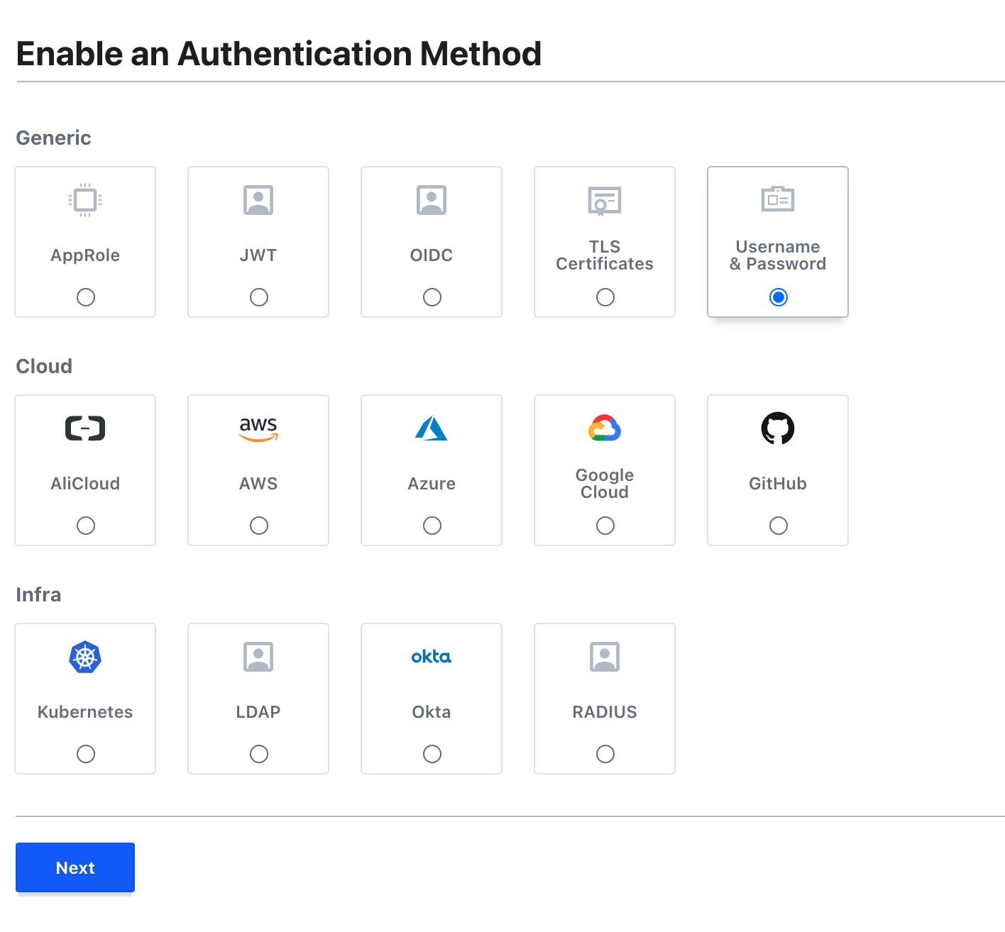 Vault Authentication